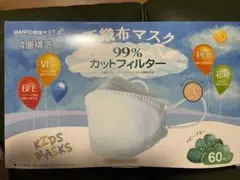 子供用マスク ライトブルー