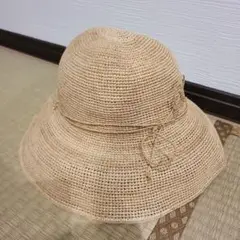 無印良品 ラフィア たためる キャペリン