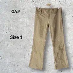 GAP ギャップ フレアパンツ チノパン ベージュ サイズ1