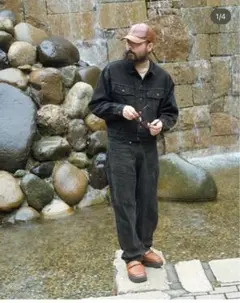 Levi'sブラックデニムジャケット70598ウルグアイ製wolf art後染め