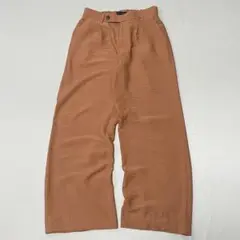 Banana Republic レーヨン 1タック スラックス 燻みオレンジ