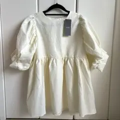 新品 dclo デイクロ レディース ジャガードブラウス チュニック メファボリ