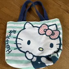 ハローキティ トートバッグ ストライプ