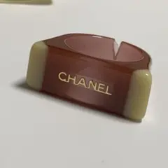 【割れの難あり 】CHANEL シャネル ヴィンテージ プラスチック 指輪