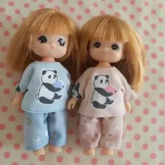 ミキちゃんマキちゃん　ハンドメイドパジャマセット