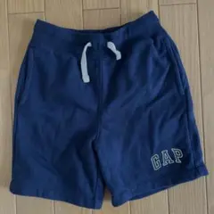 GAP ネイビー 裏起毛ハーフパンツ　120