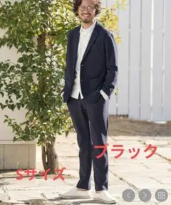 コールアンドレスポンスほぼジャージ/テーパードパンツ　ブラック