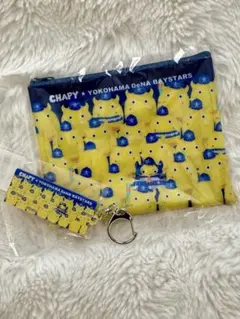 ベイスターズ　チャピー　ぎゅうぎゅうBART＆CHAPY クリアポーチ