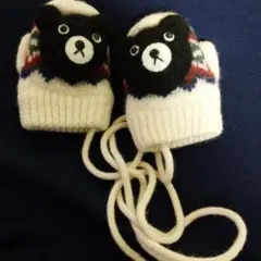 ミキハウス ダブルB ミント 手袋 サイズS