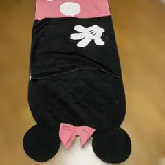 ミニーマウスの寝袋　ディズニー 収納袋付き