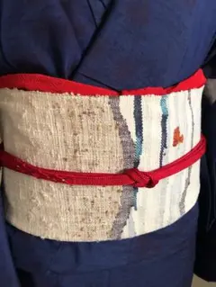 ☆ 紬 地 ☆ 八寸名古屋帯 ☆ 正絹 美品