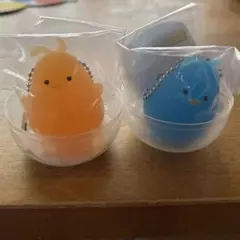 ゲルぴよ 2個セット スカイブルー オレンジ