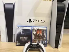 SONY PS5 本体(CFI-1200A01）+ソフト２つ