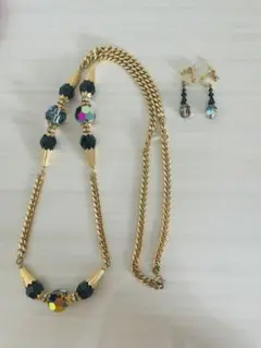 ジュエリーマキネックレス/イアリング セット/新品