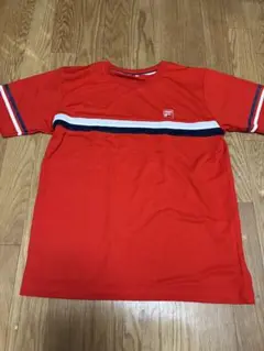 美品 Mサイズ FILA テニス Tシャツ メッシュ　レッド 赤