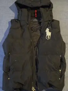 【最終日】 Polo Ralph Lauren フード付きダウンベスト XS