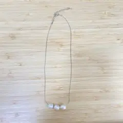 偏光パールネックレス