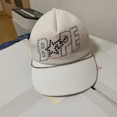 A BATHING APE ラインストーンキャップ