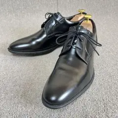 未使用品級✨MA-JI MASATOMO プレーントゥ 黒 レザー 25.0㎝
