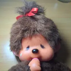 【昭和レトロ】 モンチッチ 泣き顔 セキグチ ぬいぐるみ フィギュア