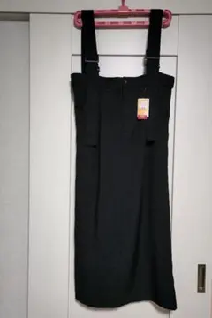 【新品】タグ付き しまむら ストレッチ ジャンスカ 大きいサイズ 3L