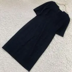 《美品》 BERARDI ワンピース ブラック 2 フォーマル シンプル 上品