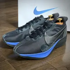 【超レア】NIKE ムーンレーサー レザー クロコ 限定 ブラック×ブルー 厚底