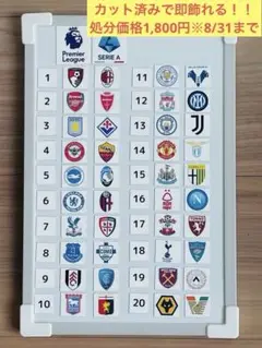 順位表マグネット①プレミアリーグ&セリエA【海外サッカー】イングランド&イタリア