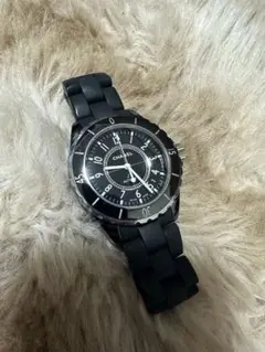 CHANEL純正　ラバーベルト　専用出品 CHANEL - シャネル 時計用 レザー ベルト ブラック 16mm