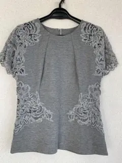 ERMANNO SCERVINO レース刺繍 レーヨンニットトップス