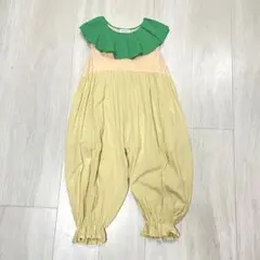 frankygrow(フランキーグロウ)プリーツ襟オールインワン　Mサイズ