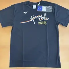 【新品】ミズノ ランニングウェア M ホノルルマラソン2021年記念 Tシャツ