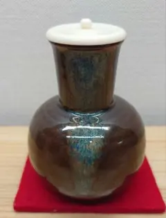 平安喜山 㐂山 茶入 仕覆 煎茶道具　アンティク 平安喜山 㐂山 茶入 仕覆 煎茶道具 アンティク