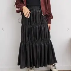 RETRO GIRL メタリックティアードSK