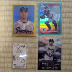 中村悠平　ヤクルトスワローズ　2023 topps 206 chrome