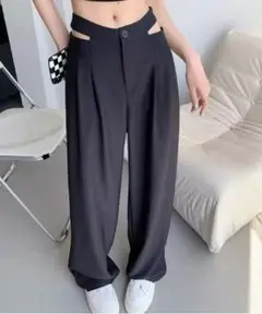 Chick Cross Slacks / クロスハイウエストスラックス
