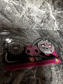 My Melody & Kuromi 缶バッジセット 50周年・20周年記念 ク