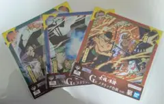 ONEPIECE 一番くじ 士魂ノ系譜 メタリック色紙 三枚セット