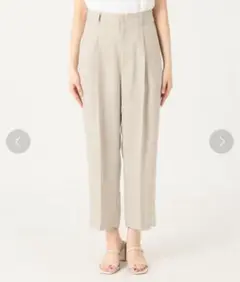 Spick & Span フレームワークス タックテーパードパンツ　スラックス