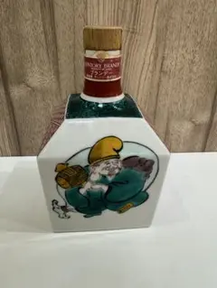 SUNTORY サントリー　九谷焼 竹凰七福神文瓶 陶器重量 400g SUNTORY サントリー 九谷焼 竹凰七福神文瓶 陶器重量 400g