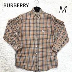 BURBERRY ノバチェック ボタンダウンシャツ イングランド M