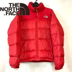 s2164 レディースL 赤 ヌプシ nuptse 700FP ダウン