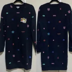 KENZO スウェットワンピース ブラック XS