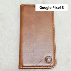 ✨新品✨Google Pixel 3 ケース 手帳型 PUレザー ブラウン