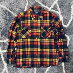 70s/Pendleton/チェック柄ネルシャツ/M