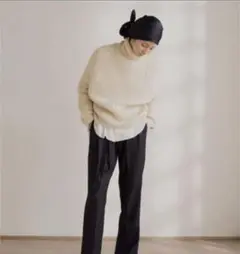 jun mikami ウールハンドニットフミカウチダ