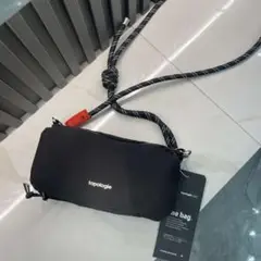 新品 topologie トポロジー ショルダーバッグ 大容量 ブラック
