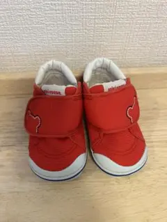 ミキハウス　13.0 ベビー　シューズ　靴　クマ　赤　ベビーシューズ　キッズ
