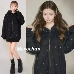 Darich DDロゴビジュージップパーカー 黒 パーカー