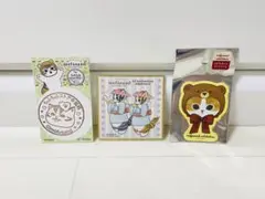 mofusand モフサンド ミニ色紙 福岡 ステッカー クマ 3点セット